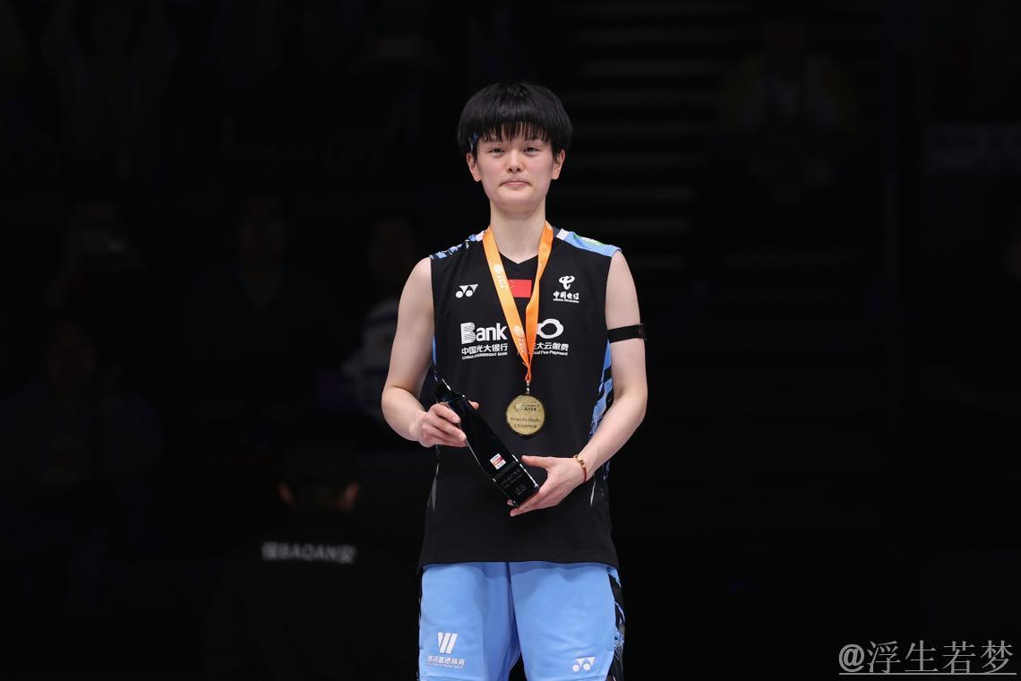 王祉怡本赛季三胜山口茜 晋级决赛