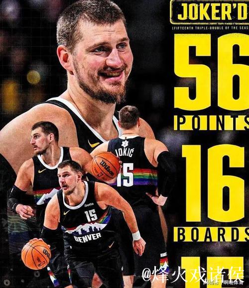 约基奇48+14+8掘金大胜老鹰 魔术送太阳3连败 约基奇48+14+8掘金大胜老鹰 魔术送太阳3连败